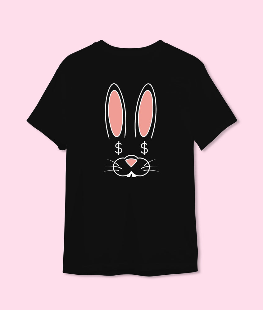 T-shirt black "Bunny"